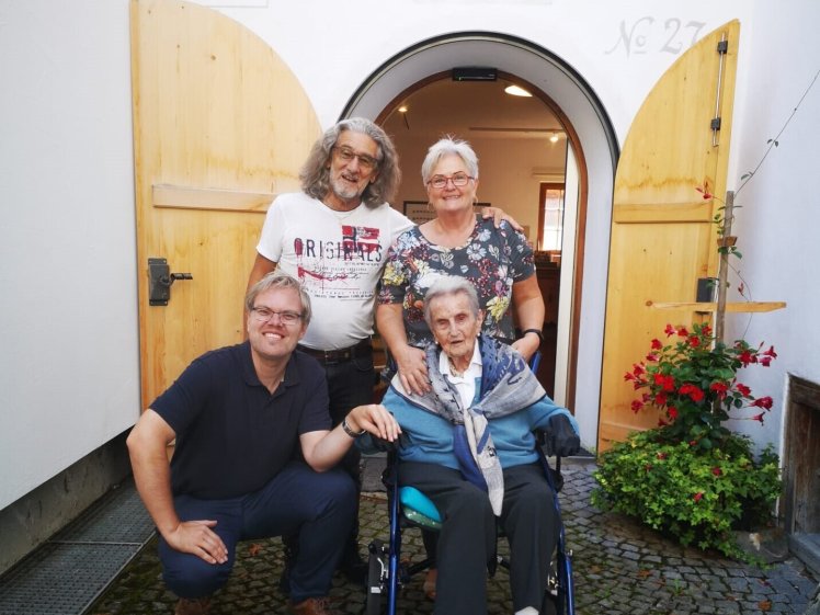 Eleonore Schönborn zu Besuch in ihrem Museum