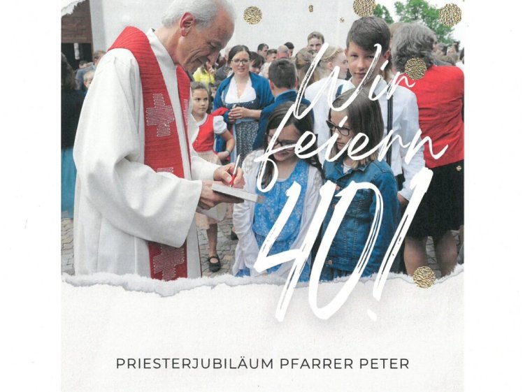 Einladung Familiengottesdienst & Priesterjubiläum