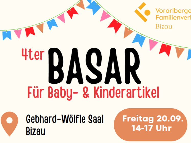 4ter Basar für Baby- & Kinderartikel