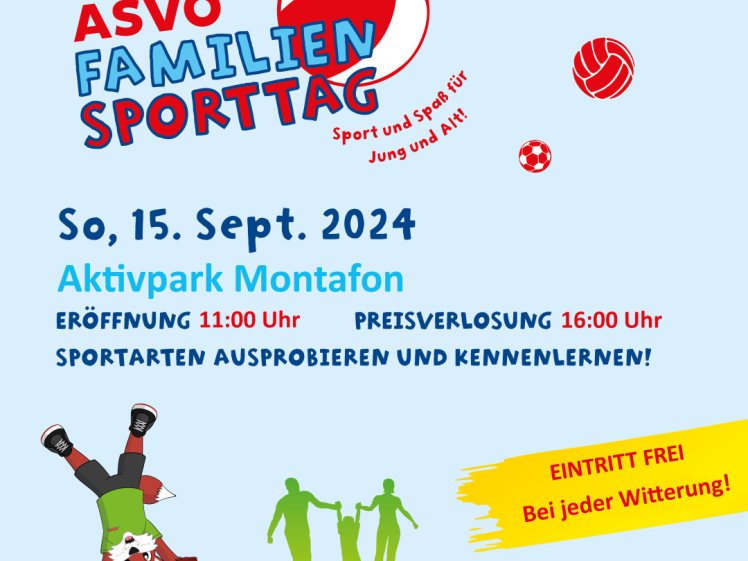 ASVÖ Familiensporttag Flyer